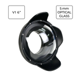 [sfdp90g6v1] Sea Frogs V1 6" Optical Glass Dome Ports  for Underwater Camera Housings