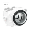 [sldp80a4v0] KitDive Salted Line V0 4" Acrylic Dome Ports  for Underwater Camera Housings