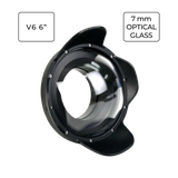 [sldp80g6v6] Sea Frogs Salted Line V6 6" Optical Glass Dome Ports  for Underwater Camera Housings
