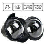 Sea Frogs V2 Dome Ports with 88mm Extension Ring