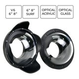 [v6] Sea Frogs Salted Line V6 6" Acrylic Dome Ports  for Underwater Camera Housings