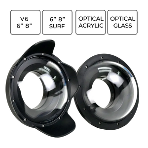[v6] Sea Frogs Salted Line V6 6" Acrylic Dome Ports  for Underwater Camera Housings