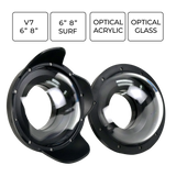 Sea Frogs V7 Dome Ports with 37mm Extension Ring