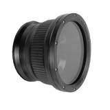 [02-sffp90m4] Sea Frogs 4'' Optical Glass Flat Medium Port for Fujifilm Sony Housings