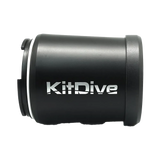[53-kdfp80l67] KitDive Salted Line 67mm Optical Glass Flat Long Port for Sony A6xxx Salted Line Housing