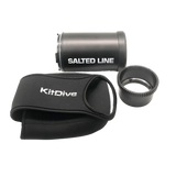 [54-kdfp80xl67] KitDive Salted Line 67mm Optical Glass Flat Extra Long Port for Sony A6xxx Salted Line Housing with E 55-210mm F4 OSS