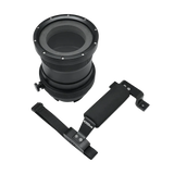 [56-kdfp80xl4] KitDive 4" Optical Glass Flat Ports for Sony A6xxx Salted Line Housing for Sony Housings