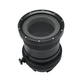 [56-kdfp80xl4] KitDive Salted Line 4'' Optical Glass Flat Extra Long Port for Sony A6xxx Salted Line Housing with 70-200mm F4 lens
