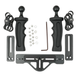 [sfha-sltra2bcl] Salted Line Adjustable Aluminium Tray for Underwater Camera Housings and Clamps Bundle