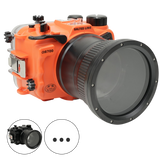 Salted Line Underwater Camera Housing for Sony A6700 with 4'' Glass Flat Port