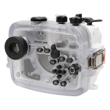 Salted Line Sea Frogs Underwater Camera Housing for Sony A6500/A6400/A6300/A6100/A6000 with 4'' Glass Flat Port
