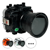 Salted Line Sea Frogs Underwater Camera Housing for Sony A7III/A7RIII with 4'' Glass Flat Port