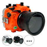 Salted Line Sea Frogs Underwater Camera Housing for Sony A7III/A7RIII with 4'' Glass Flat Port
