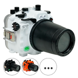 Salted Line Sea Frogs Underwater Camera Housing for Sony A7III/A7RIII with 67mm Thread Glass Flat Port