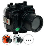 Salted Line Sea Frogs Underwater Camera Housing for Sony A7III/A7RIII with 67mm Thread Glass Flat Port
