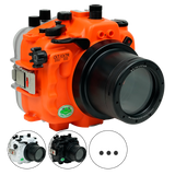 Salted Line Sea Frogs Underwater Camera Housing for Sony A7III/A7RIII with 67mm Thread Glass Flat Port