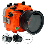 Salted Line Sea Frogs Underwater Camera Housing for Sony A7III/A7RIII with 4'' Glass Flat Port
