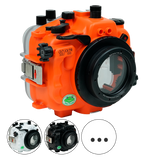 Salted Line Sea Frogs Underwater Camera Housing for Sony A7III/A7RIII with 67mm Thread Glass Flat Port