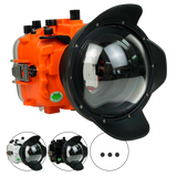 Salted Line Underwater Camera Housing for Sony A7IV with V10 Dome Port