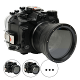 Salted Line Underwater Camera Housing for Sony A7RV/A7V with 4'' Glass Flat Port