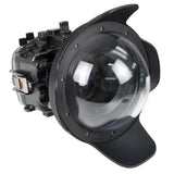 Sony A7 IV Salted Line series 40m/130ft waterproof camera housing with 8" Dome port V.8. Black