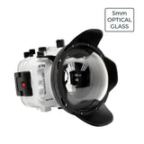 Sony A7 III V.3 Series UW camera housing kit with 6" Optical Glass Dome port V.7 (Including standard port) White.