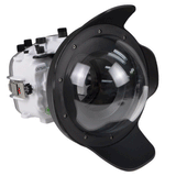 Sony A7S III Salted Line series 40m/130ft waterproof camera housing with 8" Dome port V.8. White