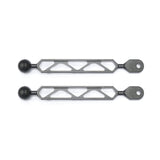 2 x 8"/20.5cm Aluminium one inch ball & YS head arm - A6XXX SALTED LINE