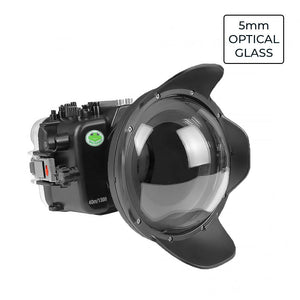 SeaFrogs for Sony FX30 housing 6" Glass Dome port for 10-18 lens.