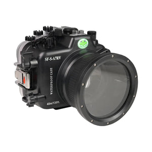 Sony A7R V 40M/130FT Underwater camera housing Including Standard Port (FE28-70mm Zoom gear).