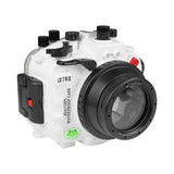 Sony A7 III / A7R III  V.3 series 40M/130FT Underwater camera housing with Flat short port with 67mm thread for Sony FE 28-60mm F4-5.6