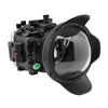 Sony A7 IV FE12-24mm f4g UW camera housing kit with 6" Dome port (Including Flat Long port) Zoom rings for FE12-24 F4 and FE16-35 F4 included.