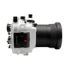 Sony A7 III / A7R III V.3 Series FE12-24mm f4g UW camera housing kit with 6" Dome port (Including Flat Long port) Zoom rings for FE12-24 F4 and FE16-35 F4 ZA OSS included. White