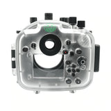 Sony A7 III / A7R III V.3 Series 40M/130FT Underwater camera housing without port. White