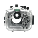 Sony A7 III / A7R III V.3 Series UW camera housing with 6" Dome port & pistol grip (Including Standard port) Zoom rings for FE12-24 F4 and FE16-35 F4 ZA OSS included. White - Surf