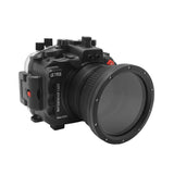 Sony A7 III / A7R III V.3 Series FE16-35mm F2.8 GM (zoom gear included) UW camera housing kit with 6" Dome port V2 (Including standard port). Black