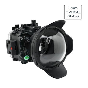 Sony A1 UW camera housing kit with 6" Optical Glass Dome port V.7 (Including standard port)