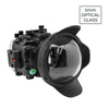 Sony A7 IV UW camera housing kit with 6" Optical Glass Dome port V.7 (Including Flat Long port)
