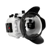 Sony A7 III / A7R III V.3 Series FE12-24mm f4g UW camera housing kit with 6" Dome port (Including standard port) Zoom rings for FE12-24 F4 and FE16-35 F4 ZA OSS included. White