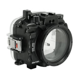 Canon EOS M50 / M50 II / EOS Kiss M (22mm) 40m/130ft SeaFrogs UW Camera Housing with 6" Dry Dome Port