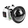 Sony A7 IV UW camera housing kit with 6" Dome port V.7 (Including Flat Long port) White.