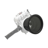 Flat long port for A6xxx series Salted Line (18-105mm & 18-135mm and Sigma 16mm lenses) UW housing - Zoom gear (18-135mm) Included