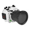 Sony A7 IV UW camera housing kit with 6" Dome port V.7 (Including Flat Long port) White.