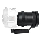 Flat long port with zoom control for Salted Line A6xxx series / SONY 70-200mm F4 lens