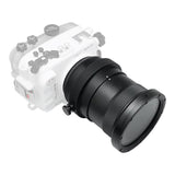 Flat long port with zoom control for Salted Line A6xxx series / SONY 70-200mm F4 lens