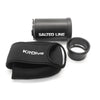 Sea Frogs waterproof housing case Salted Line with 55-210mm lens port for Sony a6000, Sony a6100, Sony a6300, Sony a6400, Sony a6500 cameras. Seafrogs waterproof camera housing with pistol grip accessory. Black color