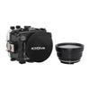 SeaFrogs UW housing for Sony A6xxx series Salted Line with 4" Dry Dome Port (Black) / GEN 3