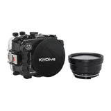 SeaFrogs UW housing for Sony A6xxx series Salted Line with 4" Dry Dome Port (Black) / GEN 3