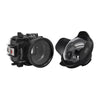 Salted Line Waterproof housing for Sony RX1xx series with 6" Optical Glass Dry Dome Port (Black)