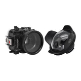 Salted Line Waterproof housing for Sony RX1xx series with 6" Optical Glass Dry Dome Port (Black)